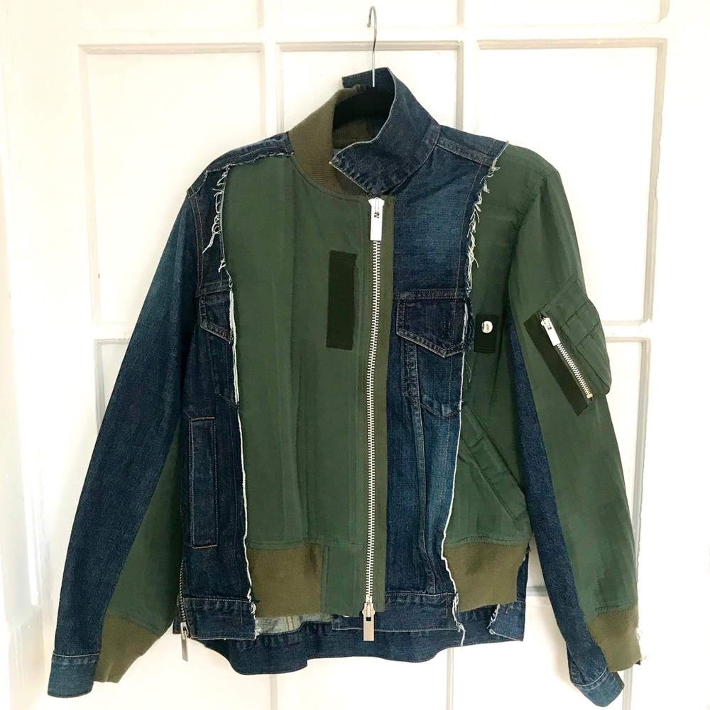 Sacai Hybrid Denim Bomber Jacket